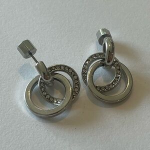 Elegant Silver Hoop Earrings